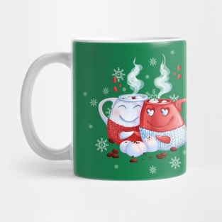 Two Cups Hot Chocolate Lover Mug